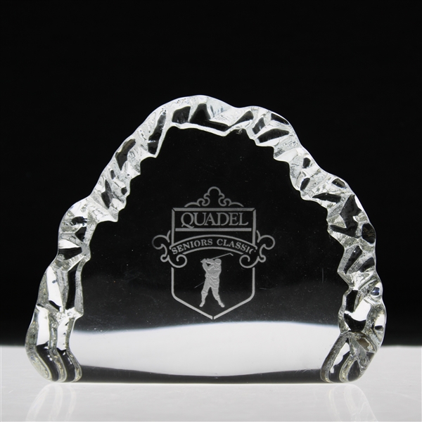Gary Players Quadel Seniors Classic Glass Display