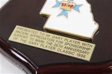 Gary Player's 1996 Queensland Golf Union Award Plaque