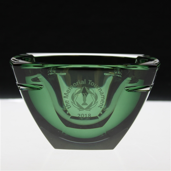 Gary Players 2018 The Memorial Tournament Waterford Green Crystal Glass Bowl