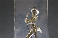 Gary Player's 1982 Trofeo Johnnie Walker Barcelona Pro-Am Glass Display Statue