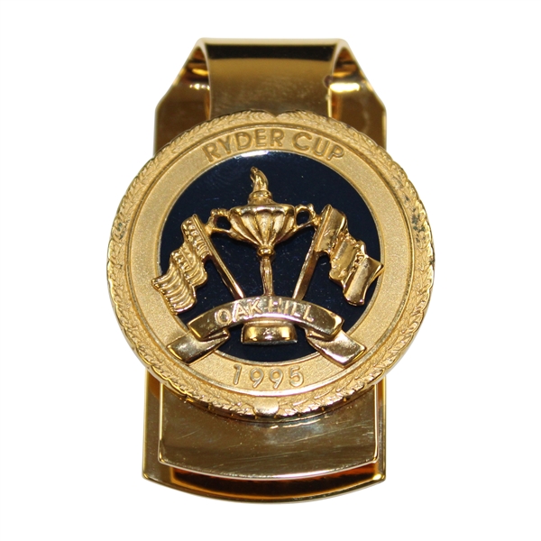 Gary Players 1995 Ryder Cup Oak Hill Money Clip with Felt Pouch