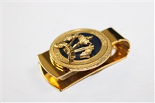 Gary Player's 1995 Ryder Cup Oak Hill Money Clip with Felt Pouch