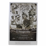 Gary Players 2012 Insperity Championship Signed by Big Three & others JSA ALOA