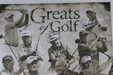 Gary Player's 2012 Insperity Championship Signed by Big Three & others JSA ALOA
