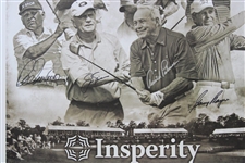Gary Player's 2012 Insperity Championship Signed by Big Three & others JSA ALOA
