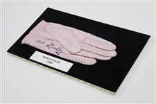 Bob Goalby Signed Golf Glove Display with 1968 Nameplate JSA ALOA