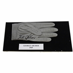 George Archer Signed Golf Glove Display with 1969 Nameplate JSA ALOA