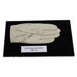 Seve Ballesteros Signed Golf Glove Display with 1980-83 Nameplate JSA ALOA