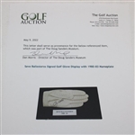 Seve Ballesteros Signed Golf Glove Display with 1980-83 Nameplate JSA ALOA