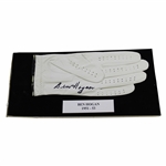 Ben Hogan Signed Golf Glove Display with 1951-53 Nameplate JSA ALOA