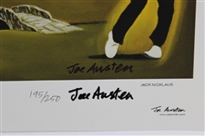 Gary Player’s Personal Rolex Ltd Ed Big 3 Print #195/250 Signed by Gary & Arnold Palmer JSA ALOA