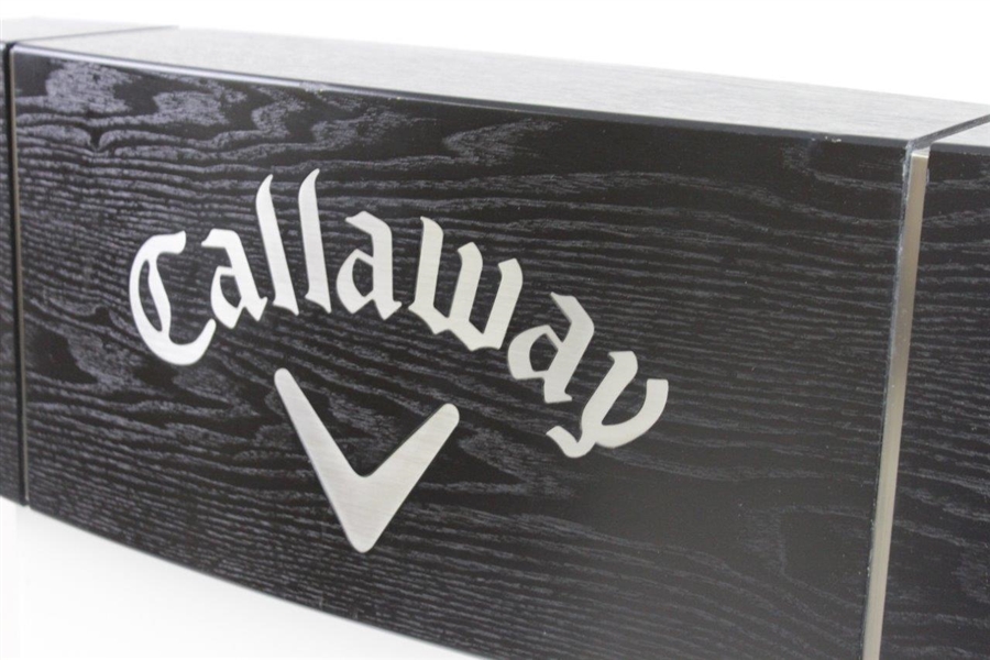 Callaway Wooden Black with Silver Golf Sign