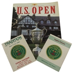 Two Classic Baltusrol Lower & Upper Course Scorecards with 1993 US Open Program