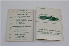Two Classic Baltusrol Lower & Upper Course Scorecards with 1993 US Open Program
