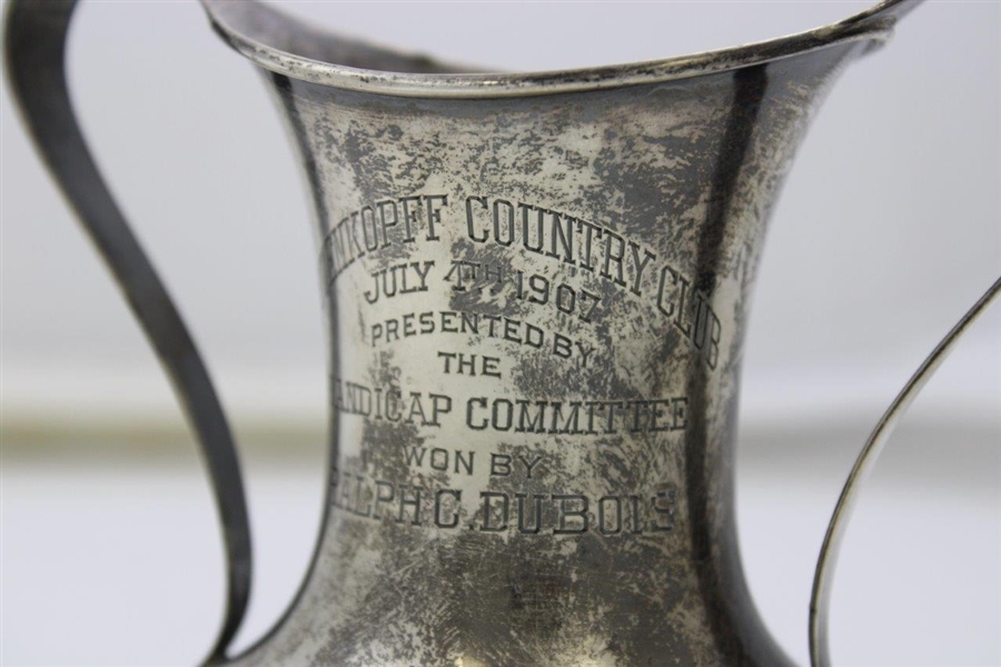1907 Houvenkopff Country Club Presented by The Handicap Committee Trophy Won by Ralph Dubois