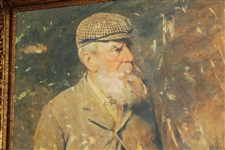 Large Old Tom Morris Reproduction Print by Sir George Reid - Deluxe Framed