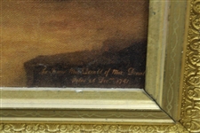 Sir James & Alexander MacDonald Children With Golf Club & Gun by William Mossman Reproduction
