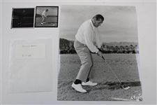Julius Boros Downswing 2/1/1968 Alex J. Morrison Photo with Original Negative & Small Photo