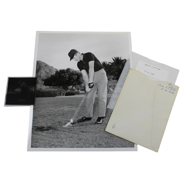 Gene Littler 2/6/1966 Downswing Alex J. Morrison Photo with Original Negative