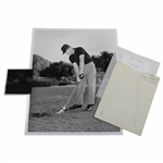 Gene Littler 2/6/1966 Downswing Alex J. Morrison Photo with Original Negative