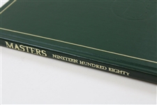 1980 Masters Tournament Annual Book - Seve Ballesteros Winner