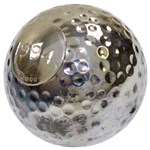 Chi-Chi Rodriguezs 1994 Garrard Jewelers Silver Golf Ball with Chain in Original Box