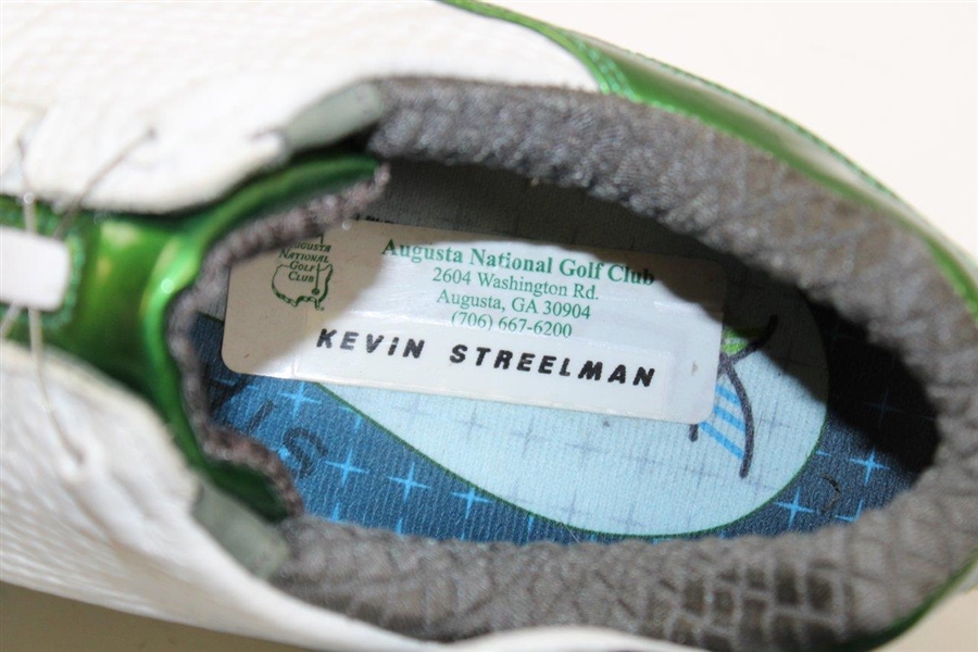 Kevin Streelman Personal Pair of Foot Joy FJ 2.0 Golf Shoes With ANGC Tag