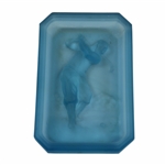Heinrich Hoffman - Bobby Jones 1920-30s Art Deco Blue Cobalt Glass Dish Top