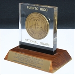 Chi-Chi Rodriguezs Personal Puerto Rico National Guard Award
