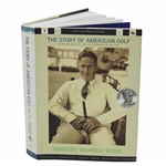 The Story of American Golf Vol 1 Fully Illustrated Book Signed by Author Herbert Warren Wind