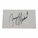 Payne Stewart Signed 3x5 Card JSA ALOA