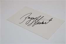 Payne Stewart Signed 3x5 Card JSA ALOA