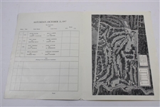Arnold Palmer Signed 1967 Ryder Cup Pairing Sheet/Pamphlet JSA ALOA