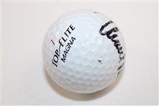 Arnold Palmer Signed Top-Flite Magna Logo Golf Ball JSA ALOA