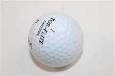 Arnold Palmer Signed Top-Flite Magna Logo Golf Ball JSA ALOA