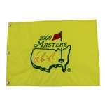 Vijay Singh Signed 2000 Masters Embroidered Flag JSA ALOA