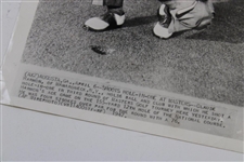 Claude Harmon Makes Hole-In-One in 1947 Masters Tournament Wire Photo