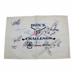 Player, Love, & Twelve (12) Buick Challenge Champs Signed Flag JSA ALOA