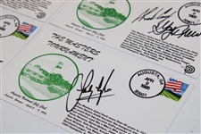 Six (6) Masters Cachets Signed by Seven (7) Masters Champs Sarazen Mize Lyle + JSA ALOA