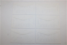 Six (6) Masters Cachets Signed by Seven (7) Masters Champs Sarazen Mize Lyle + JSA ALOA