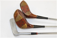 Ben Hogan 1 & 3 Bantam Persimmon Woods Reg No. 2432C w/Hogan P-S2