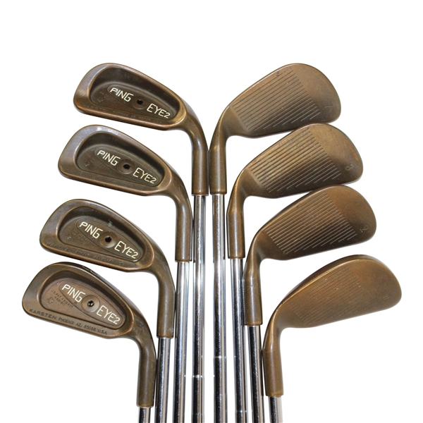 Ping BeCu 3-W Black Dot Matching Hosel #102693B Irons - Good Condition