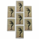 Seven (7) Gary Player World of Sport Our Heroes Flik-Cards #48 Golf Cards