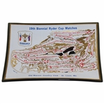 1971 Ryder Cup at Old Warson Depicting Course Layout Tray