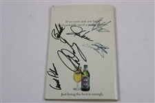 Arnold Palmer & Others Signed 1993 Fred Meyer Official Pairing Guide JSA ALOA