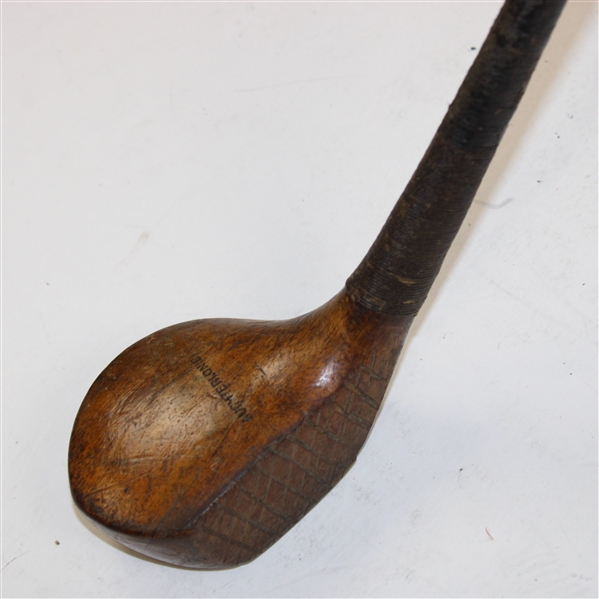 Vintage Auchterlonie Wood with Crosshatched Face & Shaft Stamp