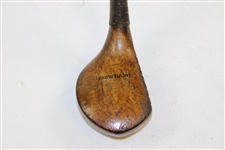Vintage Auchterlonie Wood with Crosshatched Face & Shaft Stamp