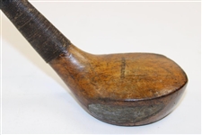 Vintage Auchterlonie Wood with Crosshatched Face & Shaft Stamp