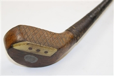 Vintage Auchterlonie Wood with Crosshatched Face & Shaft Stamp