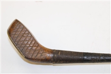 Vintage Auchterlonie Wood with Crosshatched Face & Shaft Stamp